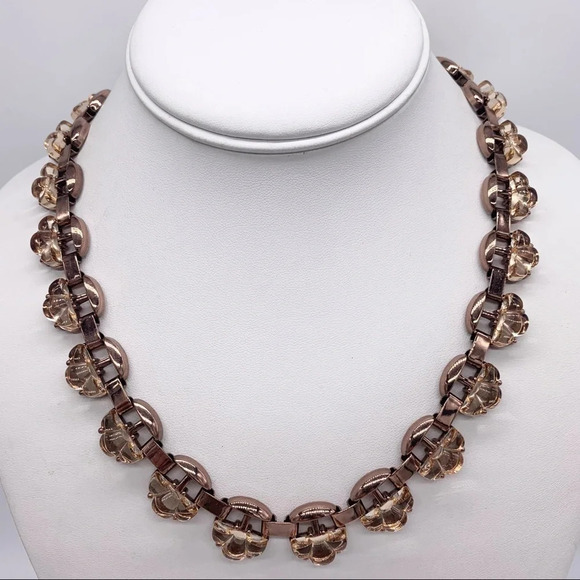Stella & Dot Fleur Rose Gold Necklace - Picture 1 of 3